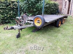 Ifor Williams 3500kg twin axle LM146 Beavertail car transport trailer