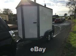 Ifor Williams 8ft twin axle box trailer