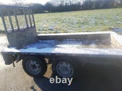 Ifor Williams 8x4 plant trailer twin axle flat bed general purpose trailer