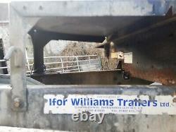 Ifor Williams 8x4 plant trailer twin axle flat bed general purpose trailer