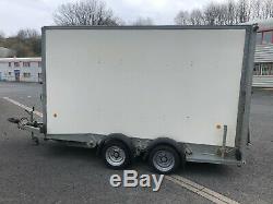 Ifor Williams BV126G 3500KG twin axle box trailer