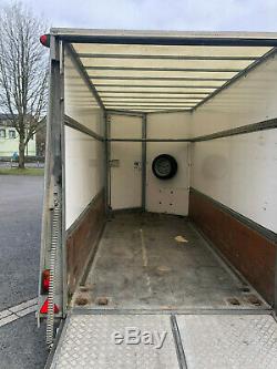 Ifor Williams BV126G 3500KG twin axle box trailer