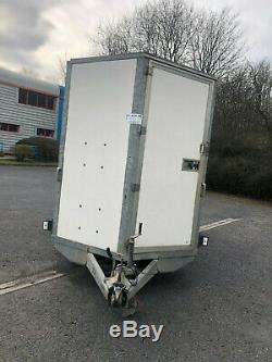 Ifor Williams BV126G 3500KG twin axle box trailer