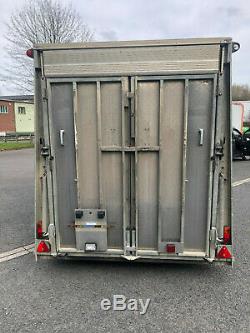 Ifor Williams BV126G 3500KG twin axle box trailer