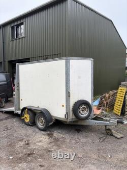 Ifor Williams BV85G 8x5 Box Trailer 2700kg Twin Axle Braked - Solid