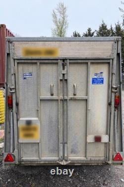 Ifor Williams BV85G 8x5 Box Trailer 2700kg Twin Axle Braked - Solid