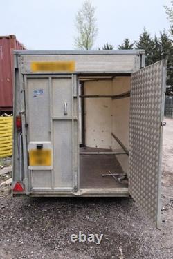 Ifor Williams BV85G 8x5 Box Trailer 2700kg Twin Axle Braked - Solid