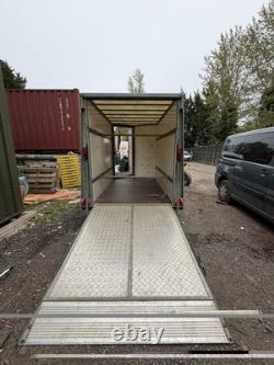 Ifor Williams BV85G 8x5 Box Trailer 2700kg Twin Axle Braked - Solid