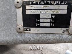 Ifor Williams BV85G box trailer, roller shutter