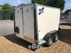 Ifor Williams Box Trailer Bv85g 2700kg Gross, Twin Axle Easy Tow Good Condition