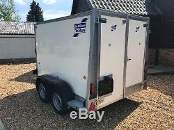 Ifor Williams Box Trailer Bv85g 2700kg Gross, Twin Axle Easy Tow Good Condition