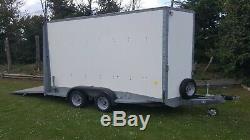 Ifor Williams Bv126 7ft Twin Axle 3500kg Box Trailer Ramp Or Twin Rear Doors