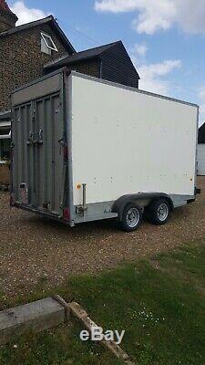 Ifor Williams Bv126 7ft Twin Axle 3500kg Box Trailer Ramp Or Twin Rear Doors