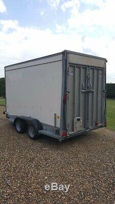 Ifor Williams Bv126 7ft Twin Axle 3500kg Box Trailer Ramp Or Twin Rear Doors