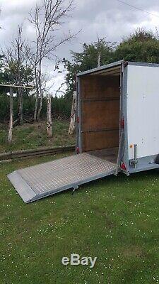 Ifor Williams Bv126 7ft Twin Axle 3500kg Box Trailer Ramp Or Twin Rear Doors