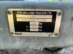 Ifor Williams Bv85g Twin Axle New Tyres Recent Brake Service