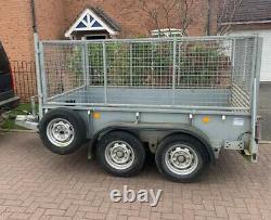 Ifor Williams Caged Trailer GD85 8ft X 5ft Lightly Used Tail Gate Ramp Twin Axle