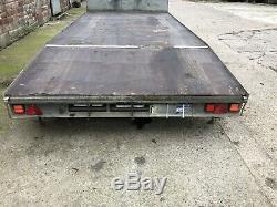 Ifor Williams Car Transporter Trailer 16ft Beaver Tail Twin Axle Flatbed Trailer