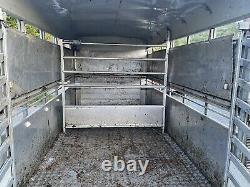 Ifor Williams DP120G-12 Twin Axle Livestock Trailer with Gates and Decks 3500kg