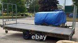 Ifor Williams Flatbed Trailer 16ft Lm166g Twin Axle 3500kg (used)