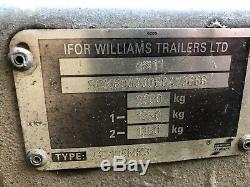 Ifor Williams GD 105mk3 twin axle trailer (10 x 5)