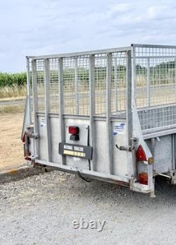 Ifor Williams GD105 10ft Trailer Ramp & Mesh Sides Twin Axle Trailer Ivor