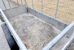 Ifor Williams GD105 10ft Trailer Ramp & Mesh Sides Twin Axle Trailer Ivor
