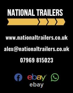 Ifor Williams GD105 10ft Trailer Ramp & Mesh Sides Twin Axle Trailer Ivor