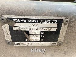 Ifor Williams GD105MK3 Twin Axle General Purpose Trailer 2700kg with Mesh Sides