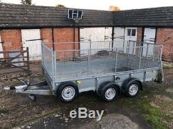 Ifor Williams GD126 Twin Axle trailer with caged sides 12 x 6