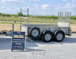 Ifor Williams GD84 8ft (Ramp) Twin Axle Trailer Ivor GD85 GD105 P8e Garden Quad