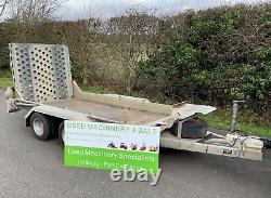 Ifor Williams GH94 Twin Axle Plant Trailer digger flatbed beavertail brian james