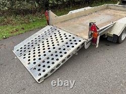 Ifor Williams GH94 Twin Axle Plant Trailer digger flatbed beavertail brian james