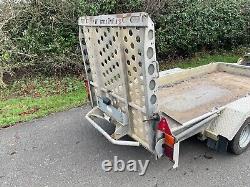 Ifor Williams GH94 Twin Axle Plant Trailer digger flatbed beavertail brian james