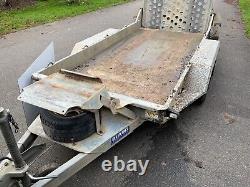 Ifor Williams GH94 Twin Axle Plant Trailer digger flatbed beavertail brian james