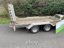 Ifor Williams GH94 Twin Axle Plant Trailer digger flatbed beavertail brian james