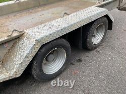 Ifor Williams GH94 Twin Axle Plant Trailer digger flatbed beavertail brian james