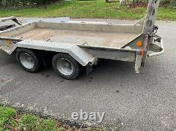 Ifor Williams GH94 Twin Axle Plant Trailer digger flatbed beavertail brian james