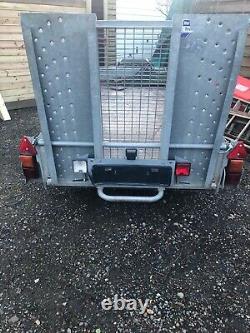 Ifor Williams GH94BT Braked Twin Axle Mini Digger Plant Trailer, 9' x 4' 6