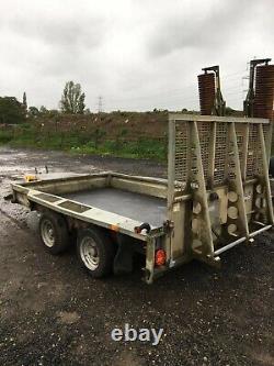 Ifor Williams GX106 Twin Axle Plant Trailer 3500kg good condition, used