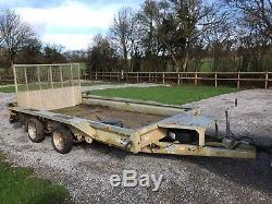 Ifor Williams GX126 Twin Axle 12x6ft 3.5 ton Plant car Trailer TA4 Williton area