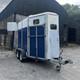 Ifor Williams Hb510 2 Horse Trailer Twin Axle Back Ramp Blue/white 2015