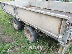 Ifor Williams LM105G 10ft x 5.5ft 2700kg Dropside Trailer Flatbed Twin Axle 10x5