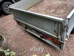 Ifor Williams LM105HD Drop Side Flat Bed Plant Trailer Twin Axle