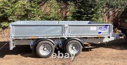Ifor Williams LM106 Twin-Axle Flatbed Trailer 10ft x 6ft Dropsides Brand New