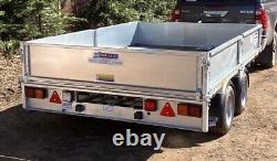 Ifor Williams LM106 Twin-Axle Flatbed Trailer 10ft x 6ft Dropsides Brand New
