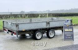 Ifor Williams LM126 12ft (3500kg) Flatbed Dropside Trailer Ivor Nugent Twin Axle