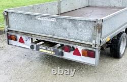 Ifor Williams LM126 12ft (3500kg) Flatbed Dropside Trailer Ivor Nugent Twin Axle