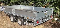 Ifor Williams LM126 Twin Axle Flatbed Trailer 12ft x 6ft LED's