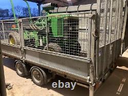 Ifor Williams LM146? Drop Sides? 14 FT Flatbed Trailer, Twin Axle, Cage Sides, Ramp